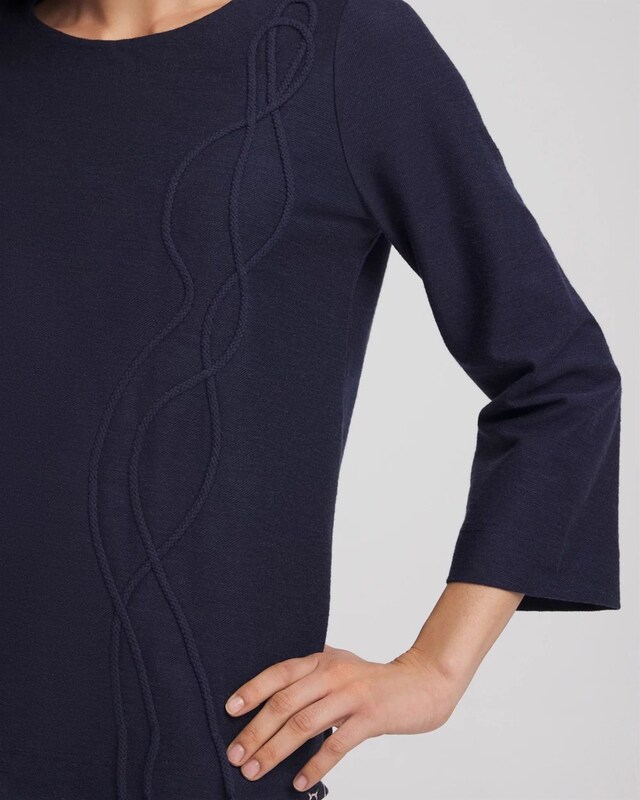 Denim Soutache Top - image 4